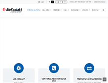Tablet Screenshot of alekontakt.pl